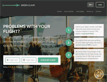 Tablet Screenshot of greenclaim.com